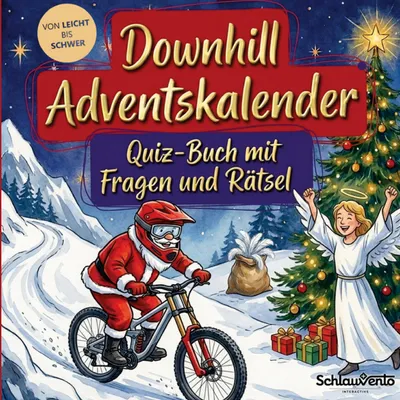 Produktbild von Downhill-Adventskalender: Quiz-Buch mit Fragen und Rätsel