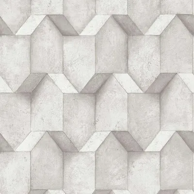 Produktbild von A.S. Creation | The BOS | 388274 | Vliestapete | Betonoptik | 0.53 x 10.05 m | Hellgrau | Wohnzimmer | Flur | Büro | Küc