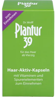 Zdjęcie produktu dla Plantur 39 Hair Active Kapsułki 60 kapsułek