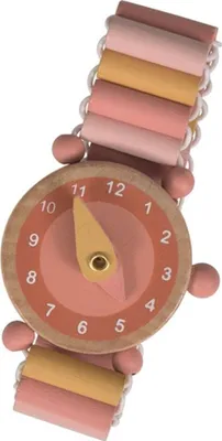 Produktbild von Holzuhr Emma, mit beweglichen Zeigern- Kinderuhr