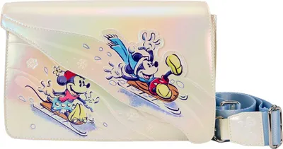 Obrázek produktu pro Taška přes rameno Disney by Loungefly Mickey a přátelé Winter Wonderland