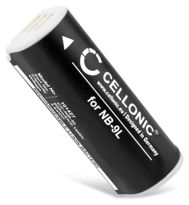 Image de CELLONIC 1x Batterie pour Appareil photo Compatible avec Canon IXUS 500 HS, PowerShot N2, PowerShot ELPH 520 HS, NB-9L - (600mAh, 3.7V)