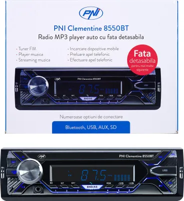 Produktbild von PNI PNI-MP3-8550 1-DIN Autoradio Bluetooth USB