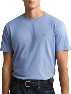 Image de GANT T-shirt à visière normale, bleu L