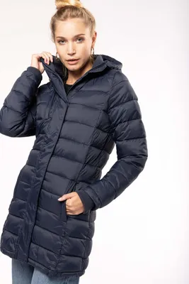 Produktbild von Kariban Leichter Damen-Daunenparka mit Kapuze