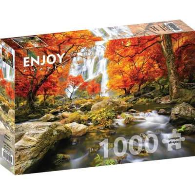 Obrázok produktu pre Puzzle 1000 dielov Enjoy – Jesenný vodopád