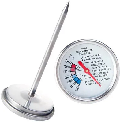 Image de Thermomètres numériques en acier pour la viande et le barbecue, mesure directe de la température pour la cuisson et le rôtissage