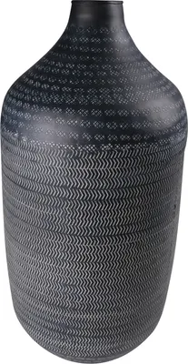 Produktbild von Deko-Vase - Schwarz - Metall - H 45 cm