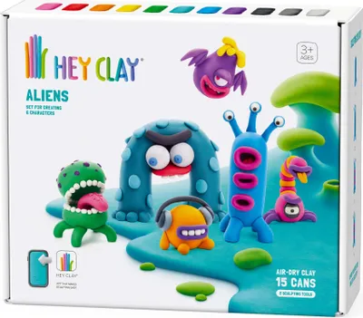 Obrázek produktu pro HEY CLAY Kreativní sada - Mimožemšťani