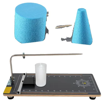 Productafbeelding van Heetdraad-schuimsnijder, 30W vermogen, instelbare temperatuur 50-300℃, werkblad 38x78 cm, effectieve snijhoogte 20 cm, netsnoer 1m