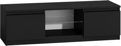 Obrázok produktu pre Stolik RTV 120 cm czarny lakierowany front