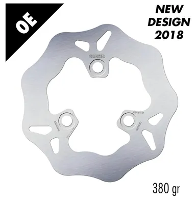 Imagen del producto de GALFER, disco de freno para motocicleta, diámetro 180 mm, 3 agujeros