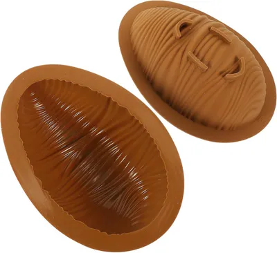 Produktbild von Silikon-Eierform, hitzebeständig und leicht zu reinigen, für kreative Osterformen aus Schokolade und Zuckergebäck zum Backen und Herstellen von Süßigkeiten