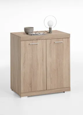 Produktbild von Kommode >BRISTOL 1 XL< in Eiche Nachbildung - 80x89,9x49,9cm (BxHxT)