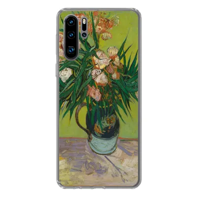 Produktbild von MuchoWow® Handyhülle Schutzhülle Hülle für Huawei P30 Pro Der Oleander - Vincent van Gogh Silikon Softcase Handy Hülle - Schutzdeckel