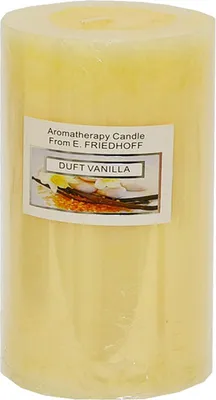 Produktbild von Duftkerze Stumpenkerze Vanille 9,5 cm
