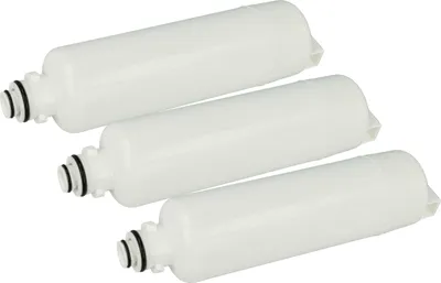Produktbild von vhbw 3x Wasserfilter Filterkartusche Filter Ersatz für RA450012, REPLFLTR55, RA450022, KSZ50UCP, KS50ZUCP für Kühlschrank