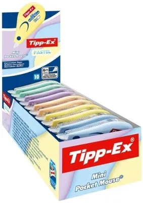 Immagine prodotto di Tipp-Ex 302676 Tipp-Ex Korrekturroller Mini Pocket Mouse Pastell 5,0 mm, 10 St.