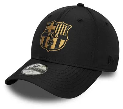 Zdjęcie produktu dla Czapka z daszkiem młodzieżowa New Era 9FORTY FC Barcelona Youth Czarna - 60849528