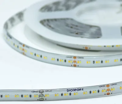 Produktbild von Bioledex LED Streifen 24V 90Ra 19,2W/m 252LED/m 3000-6500K IP65 5m Rolle tunable white SMD Stripe