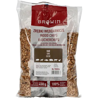 Produktbild von Holzspäne zum Räuchern/Grillen, Eiche, 450 g, Klasse 8