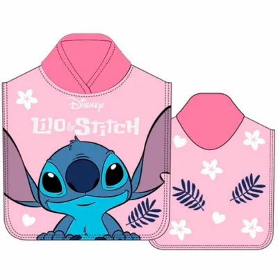 Produktbild von Disney Stitch Mikrofaser Poncho Handtuch