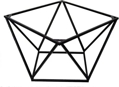 Obrázek produktu pro Rám konferenčního stolku 50x50cm noha stolu noha konferenčního stolku kovová noha stolu těžká noha rám stolu; černý