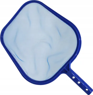 Immagine prodotto di KRUMAD rete di atterraggio per piscine a maglia fine 41 x 28 cm, robusta rete per piscine per foglie e insetti, rete di atterraggio per piscine e laghetti, senza asta telescopica, blu