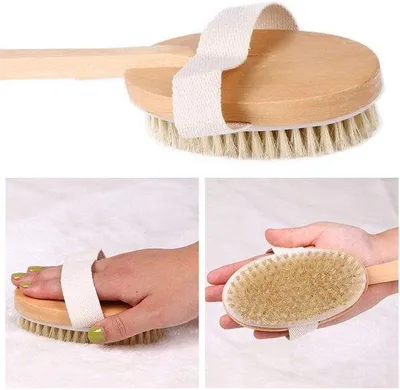 Produktbild von Famanu Rückenbürste für trockene Haut - Massage und Peeling