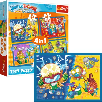 Obrázek produktu pro Trefl Puzzle 4v1 Super Zings Things