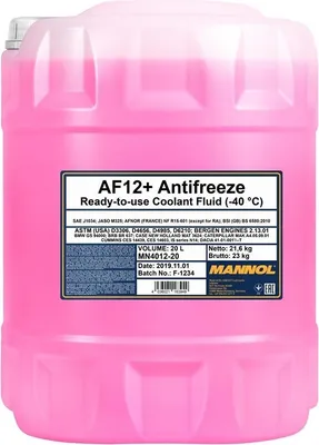Produktbild von Mannol-Frostschutzmittel AF12+ (-40 °C) Longlife 4012, Volumen 20L