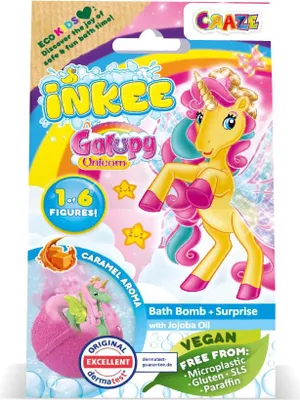 Obrázek produktu pro INKEE - koupelová bomba s překvapením Galupy Unicorn