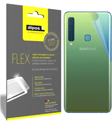 Produktbild von 3x Samsung Galaxy A9 (2018) Rückseite Schutzfolie Folie, 100% Displayabdeckung,