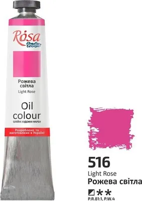 Productafbeelding van Olieverf, lichtroze, 516, 45 ml - Rosa