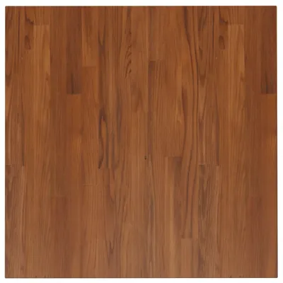 Immagine prodotto di Piano Tavolo Quadrato Marrone Scuro 70x70x2,5cm Rovere Trattato