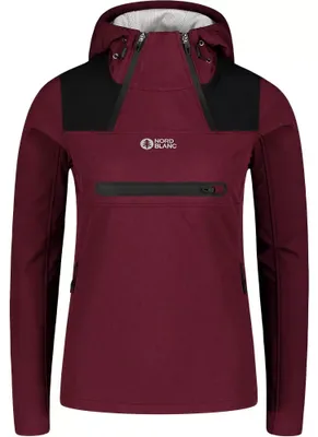 Zdjęcie produktu dla Kurtka softshell damska NORDBLANC KANGAROO NBSSL7895, kolor: czerwony, rozmiar: 36