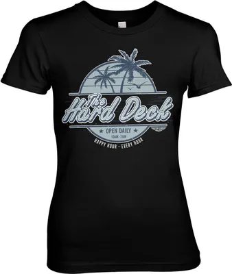 Produktbild von The Hard Deck Girly Tee - Large - Black