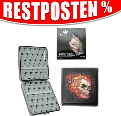 Produktbild von Zigarettendose plastik "quadratisch" in Schachtel