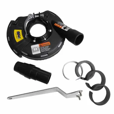 Obrázek produktu pro Kryt odsávání pro úhlové brusky MAGG 125-115 mm s kartáčovým věncem, 020043