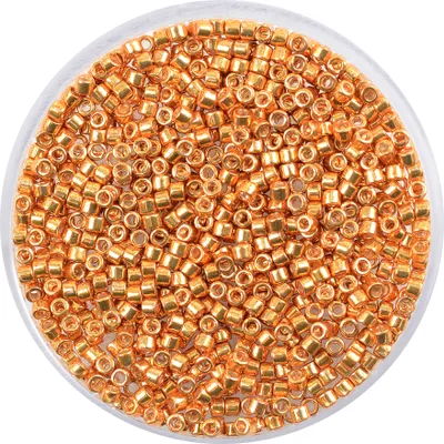 Produktbild von Delica-Rocailles, Ø 2 mm Goldfarben