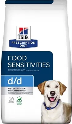 Obrázek produktu pro Hill's PD d/d krmivo pro citlivé psy, kachna s rýží, pro psy 4 kg