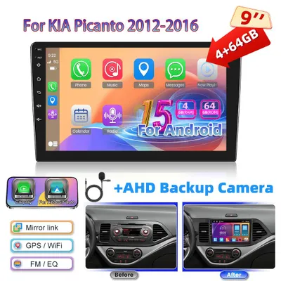 Produktbild von Android 15 Autoradio – Multimediasystem – Touchscreen-Radio – DAB+-Radio – Navigationssystem
