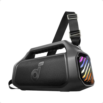 Produktbild von soundcore Boom 2 Plus Outdoor BT, tragbarer Lautsprecher,2+2 Channel, BassUp 2.0, 20h, Schnellladung, IPX7 wasserdicht, RGB Lichter, USB-C, Power Bank