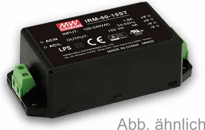 Produktbild von MEAN WELL AC/DC-Printnetzteil IRM-60-12ST, 12 V-/5 A, 60 W