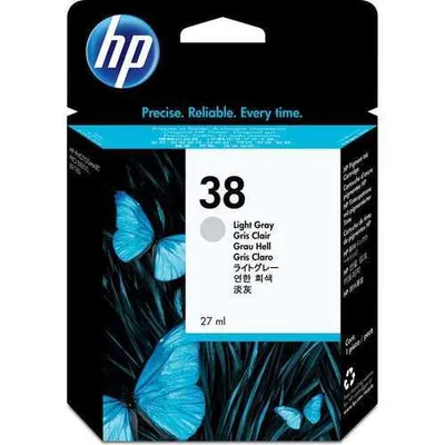 Obrázek produktu pro HP 38, Standardní výtěžnost, Světle šedá, Inkoust na pigmentové bázi, 1 kusů, 320 str.