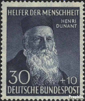Produktbild von Briefmarken BRD (BR.Deutschland) 1952 Mi 159 postfrisch Helfer der Menschheit (III)