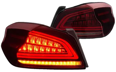 Obrázek produktu pro Montáž zadního světla, sekvenční LED blinkry, vodotěsný design, červená barva