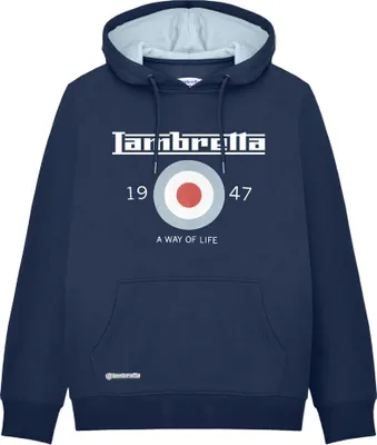 Produktbild von Lambretta - "AW24" Kapuzenpullover für Herren LB201 (XXL) (Marineblau)