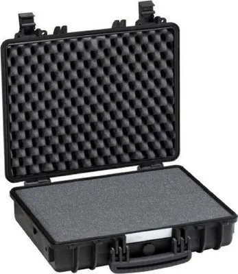 Zdjęcie produktu dla Explorer Cases 4412HL.B Walizka transportowa z pianką czarna 445x345x125 mm
