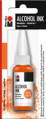 Obrázek produktu pro Marabu Red orange 023, 20 ml, Červená, Červená, 1 kusů